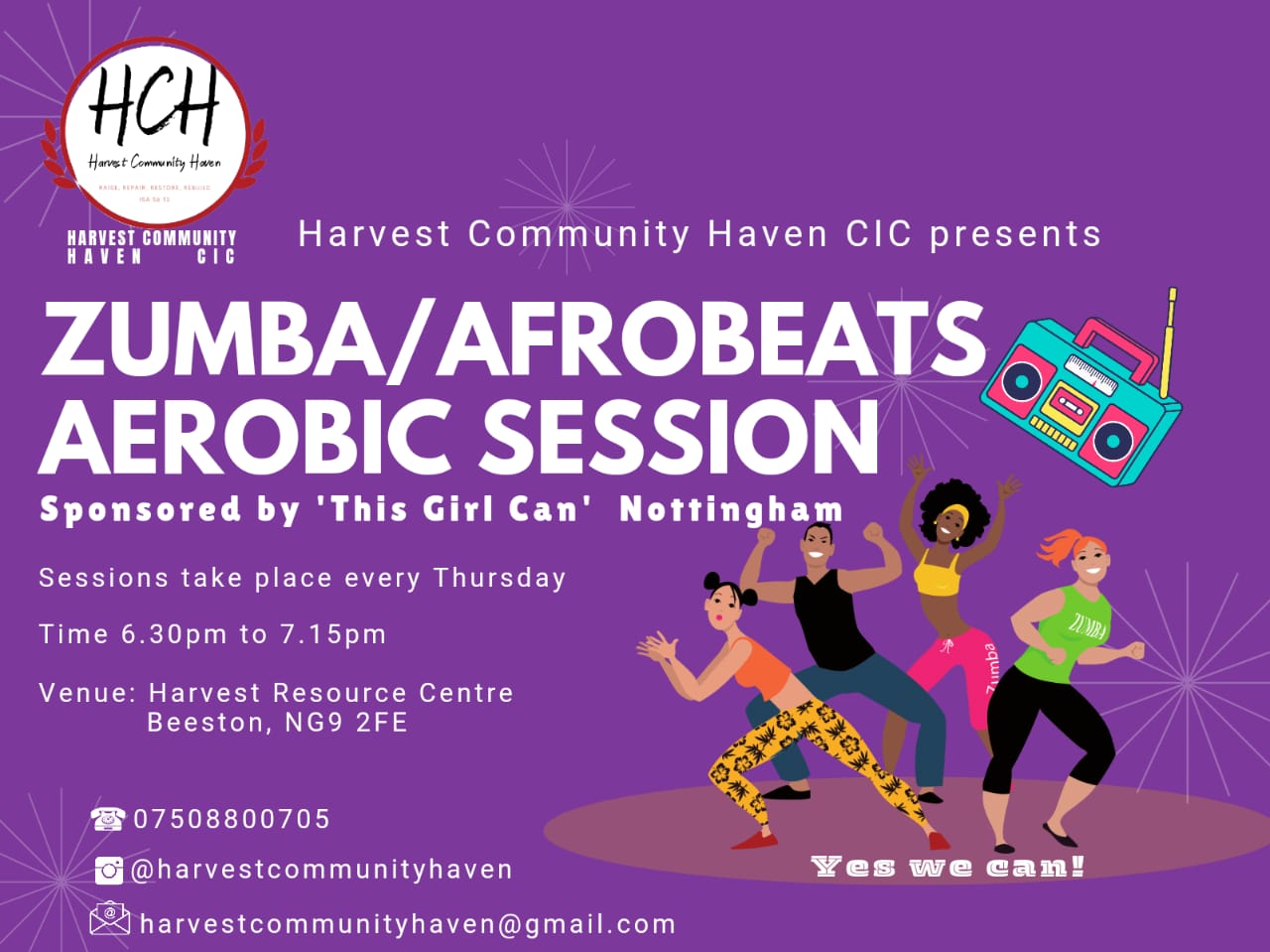 zumba poster